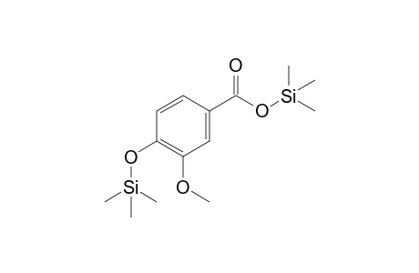Benzoic acid, 3-methoxy-4-[(trimethylsilyl)oxy]-, trimethylsilyl ester