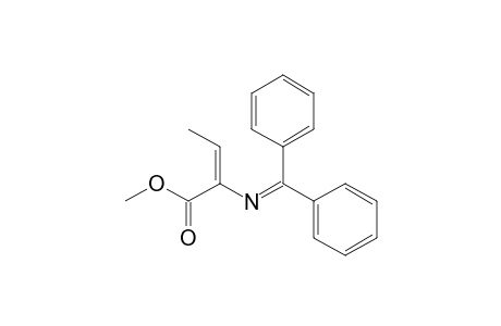 Methyl (2E)-2-[(diphenylmethylene)amino]-2-butenoate