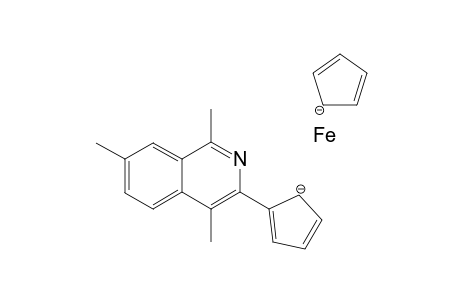 3-Ferrocenyl-1,4,7-trimethylisoquinoline