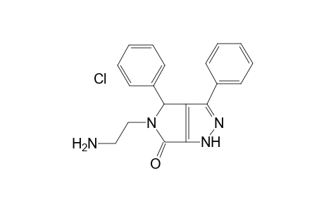 5-(2-Amino-ethyl)-3,4-diphenyl-4,5-dihydro-1H-pyrrolo[3,4-c]pyrazol-6-one hydrochloride