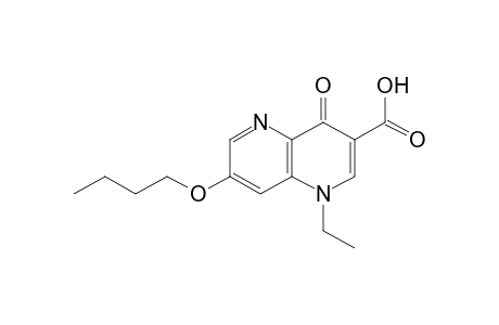 7-butoxy-1,4-dihydro-1-ethyl-4-oxo-1,5-naphthyridine-3-carboxylic acid