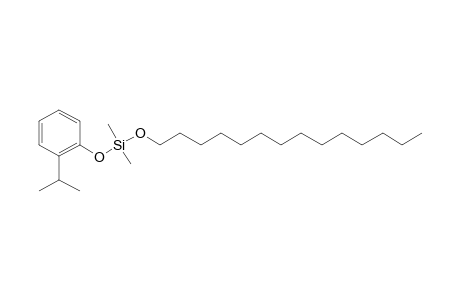 Silane, dimethyl(2-isopropylphenoxy)tetradecyloxy-