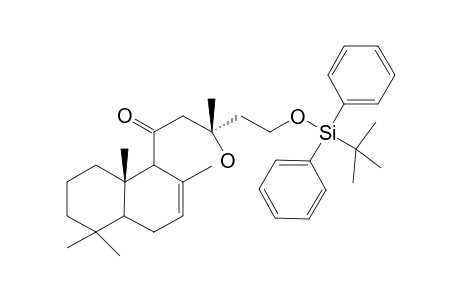 (13Sr)-15-(tert-butyldiphenylsilyloxy)-13-hydroxy-rac-labd-7-ene-11-one