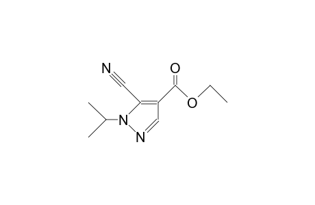 5-cyano-1-isopropyl-pyrazole-4-carboxylic acid ethyl ester