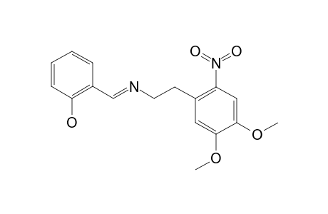 o-[N-(4,5-dimethoxy-2-nitrophenethyl)formimidoyl]phenol