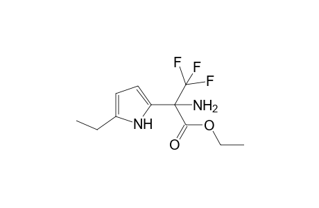 Ethyl 2-amino-3,3,3-trifluoro-2-(5-ethyl-1H-pyrrol-2-yl)propanoate
