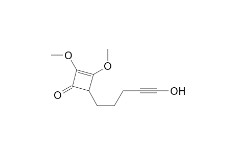 2,3-Dimethoxy-4-hydroxy-4-pentynyl-2-cyclobuten-1-one