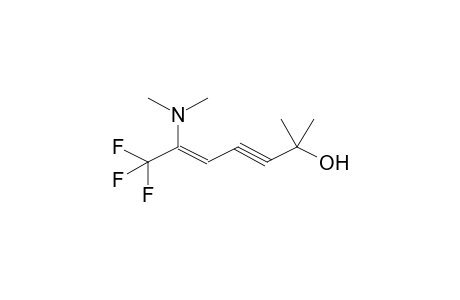 7,7,7-TRIFLUORO-6-DIMETHYLAMINO-2-METHYL-5-HEPTEN-3-YN-2-OL