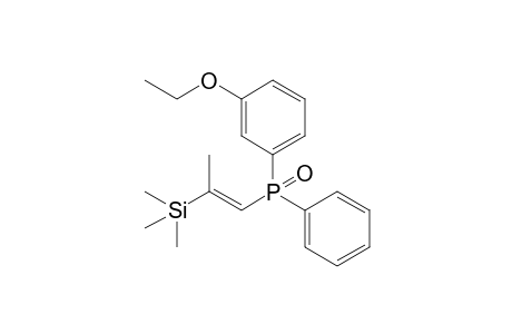 {(E)-2-[(3-Ethoxy-phenyl)-phenyl-phosphinoyl]-1-methyl-vinyl}-trimethyl-silane