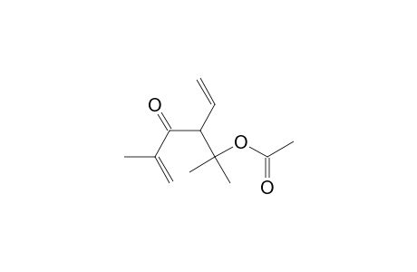 (1,1,4-trimethyl-3-oxo-2-vinyl-pent-4-enyl) acetate