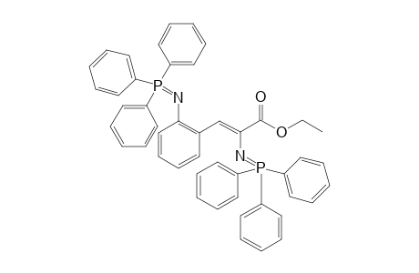 (Z)-2-(triphenylphosphoranylideneamino)-3-[2-(triphenylphosphoranylideneamino)phenyl]-2-propenoic acid ethyl ester