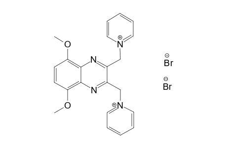 5,8-Dimethoxy-2,3-bis(pyridinomethyl)quinoxaline dibromide