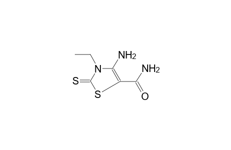 4-amino-3-ethyl-2-thioxo-2,3-dihydro-1,3-thiazole-5-carboxamide