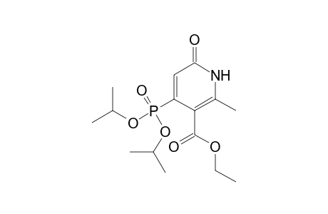 3-Pyridinecarboxylic acid, 4-[bis(1-methylethoxy)phosphinyl]-1,6-dihydro-2-methyl-6-oxo-, ethyl ester