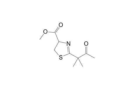 Methyl 2-(1',1'-Dimethyl-2'-oxopropyl)thiazoline-4-carboxylate
