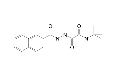 N-Tert-butyl-2-[N'-(naphthalene-2-carbonyl) hydrazino]-2-oxoacetamide