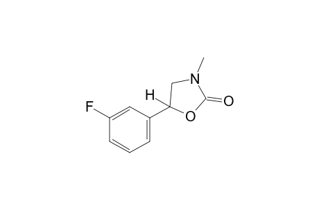 5-(m-fluorophenyl)-3-methyl-2-oxazolidinone