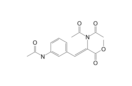 2-Propenoic acid, 3-[3-(acetylamino)phenyl]-2-(diacetylamino)-, methyl ester, (Z)-