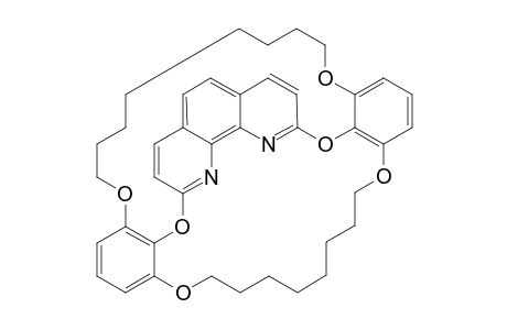 2,11,13,22,23,25-HEXAOXA-1,12(1,3,2)-DIBENZENA-24(2,9)-1,10-PHENANTHROLINABICYCLO-[10.10.3]-PENTACOSAPHANE