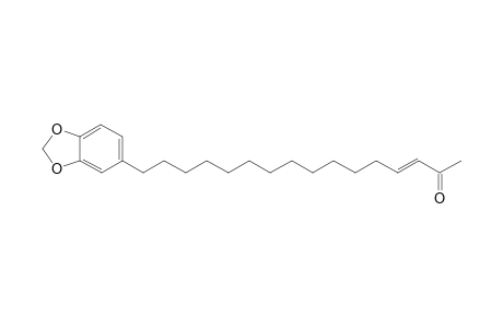 2-Oxo-16-(3',4'-methylenedioxyphenyl)-trans-3-hexadecene