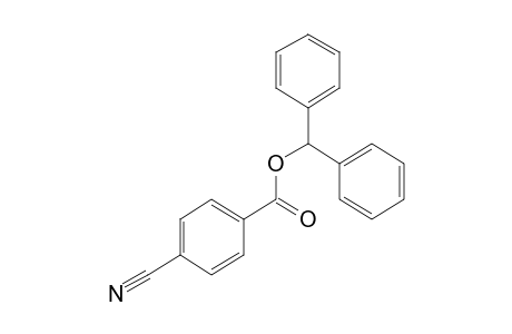 p-cyanobenzoic acid, diphenylmethyl ester