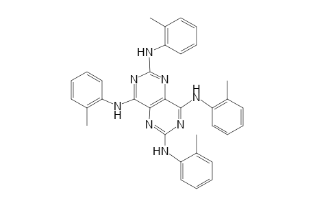 2,4,6,8-Tetra-o-toluidinopyrimido[5,4-D]pyrimidine