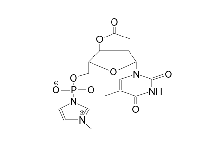 3'-O-ACETYLTHYMIDINE-5'-(3-METHYLIMIDAZOLYL)PHOSPHATE, BETAINE