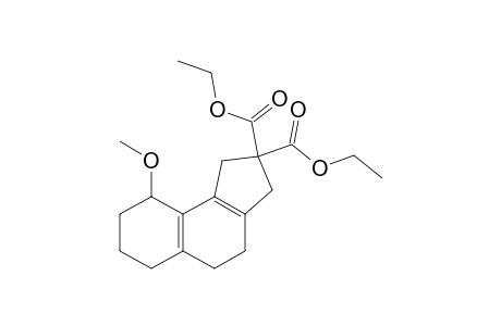 9-Methoxy-1,3,4,5,6,7,8,9-octahydro-cyclopenta[a]naphthalene-2,2-dicarboxylic acid diethyl ester