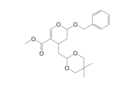 Methyl (2RS,4SR)/(2SR,4SR)-2-(Benzyloxy)-4-[(5,5-dimethyl-1,3-dioxan-2-yl)methyl]-3,4-dihydro-2H-pyran-5-carboxylate