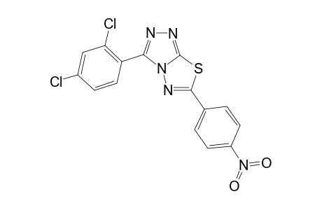 [1,2,4]Triazolo[3,4-b][1,3,4]thiadiazole, 3-(2,4-dichlorophenyl)-6-(4-nitrophenyl)-