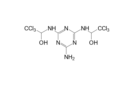 1,1'-[(6-Amino-s-triazine-2,4-diyl)diimino]bis[2,2,2-trichloroethanol]