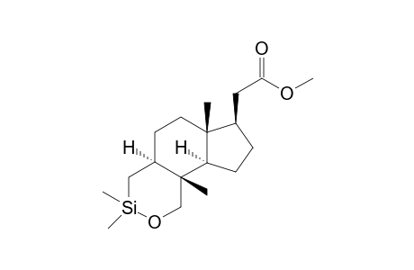 methyl 2-[(4aS,6aR,7R,9aR,9bS)-3,3,6a,9b-tetramethyl-4,4a,5,6,7,8,9,9a-octahydro-1H-indeno[5,4-d]oxasilin-7-yl]acetate