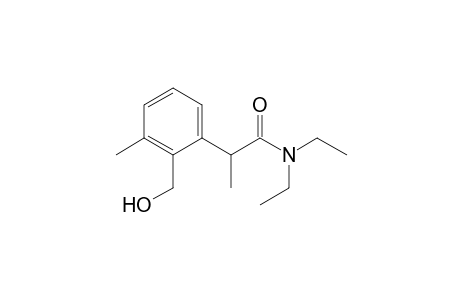 N,N-diethyl-2-(2-hydroxymethyl-3-methylphenyl)propanamide