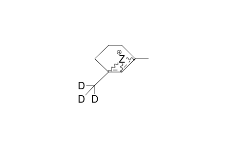 1-Trideuteriomethyl-3-methyl-cyclohexen-3-yl cation