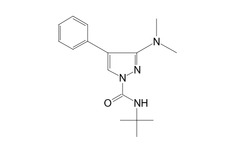 N-tert-BUTYL-3-(DIMETHYLAMINO)-4-PHENYLPYRAZOLE-1-CARBOXAMIDE