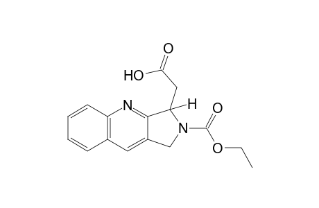 2-carboxy-1,3-dihydro-2H-pyrrolo[3,4-b]quinoline-3-acetic acid, 2-ethyl ester