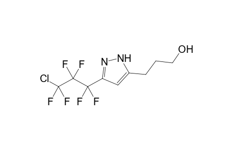 3-(3-CHLOROHEXAFLUOROPROPYL)-5-(3-HYDROXYPROPYL)-PYRAZOLE