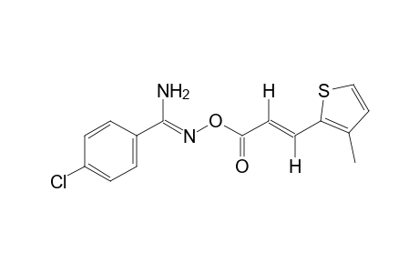 trans-p-chloro-O-[3-(3-methyl-2-thienyl)acryloyl]benzamidoxime