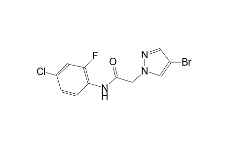 2-(4-bromo-1H-pyrazol-1-yl)-N-(4-chloro-2-fluorophenyl)acetamide