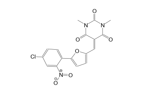 5-{[5-(4-chloro-2-nitrophenyl)-2-furyl]methylene}-1,3-dimethyl-2,4,6(1H,3H,5H)-pyrimidinetrione