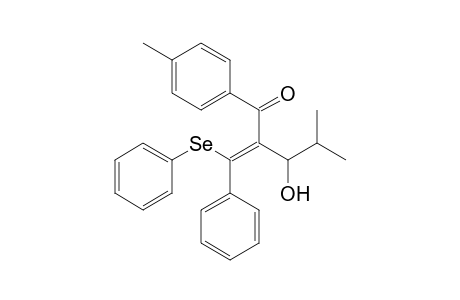 (Z)-3-Hydroxy-4-methyl-1-(4-methylphenyl)-2-(phenylphenylselenomethylene)pentan-1-one