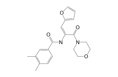 N-[2-Furan-2-yl-1-(morpholine-4-carbonyl)-vinyl]-3,4-dimethyl-benzamide