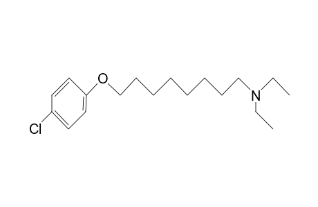 1-Octanamine, 8-(4-chlorophenoxy)-N,N-diethyl-