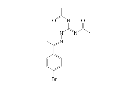 (E)-N,N'-(2-[1-(4-Bromophenyl)-ethylidene]-carbohydrazonoyl)-bis-(acetamide)