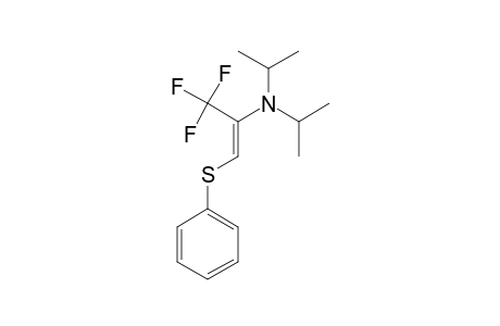 (E)-2-(DIISOPROPYLAMINO)-3-(PHENYLTHIO)-1,1,1-TRIFLUOROPROP-2-ENE