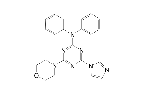 (4-Imidazol-1-yl-6-morpholino-S-triazin-2-yl)-diphenyl-amine