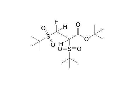 2,3-BIS(tert-BUTYLSULFONYL)PROPIONIC ACID, tert-BUTYL ESTER