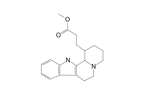 1.beta.-(2-Methoxycarbonyl-ethyl)-1,2,3,4,6,7,12,12b.alpha.-octahydroindolo[2,3-a]quinolizine