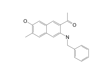 1-[3-(N-Benzylamino)-7-hydroxy-6-methylnaphthalin-2-yl]-ethanone