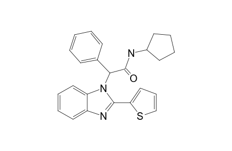 N-Cyclopentyl-2-phenyl-2-[2-(thiophen-2-yl)-benzo[D]imidazol-1-yl]acetamide